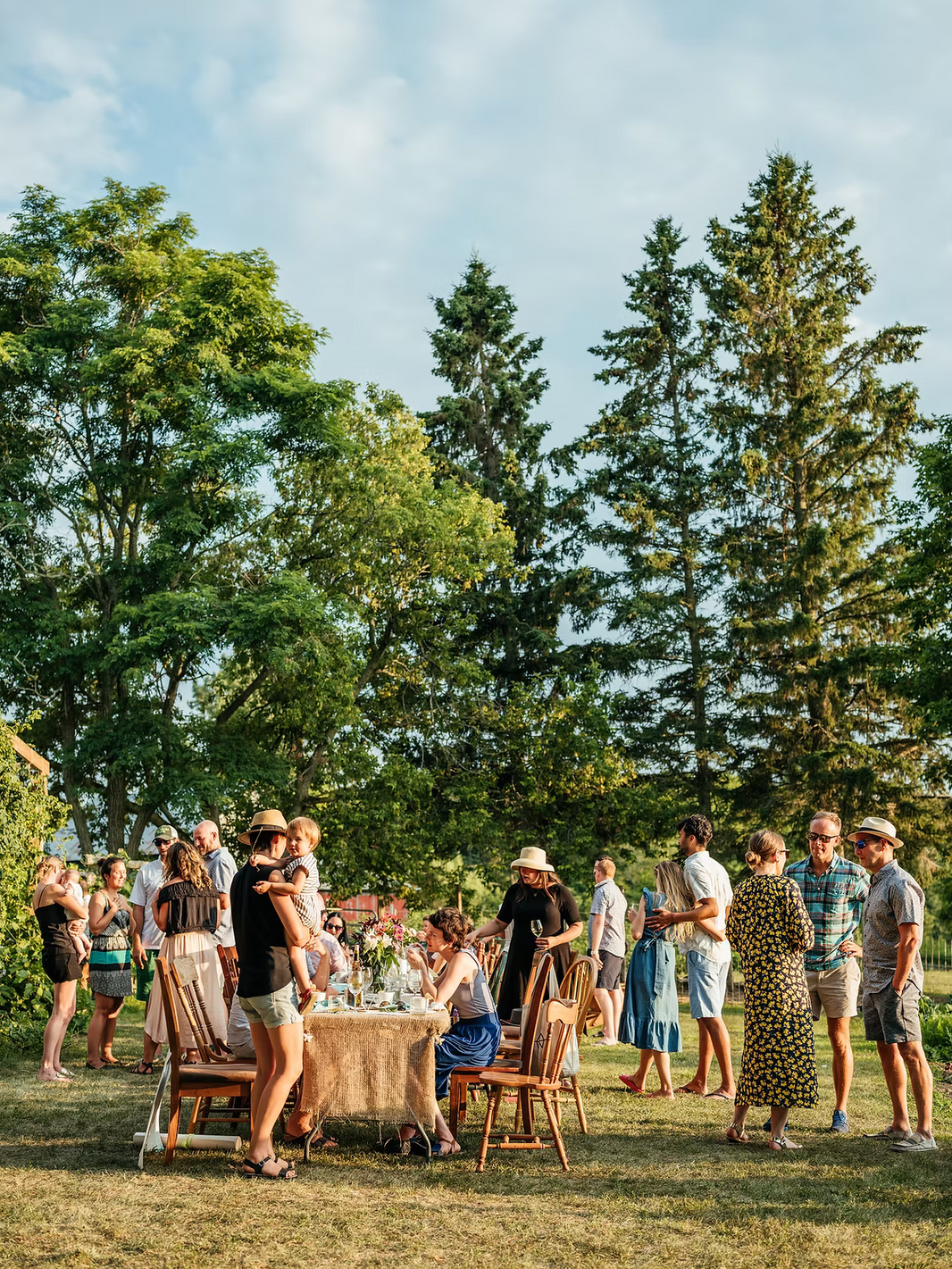 Dinner at Littlejohn Farm, Prince Edward County